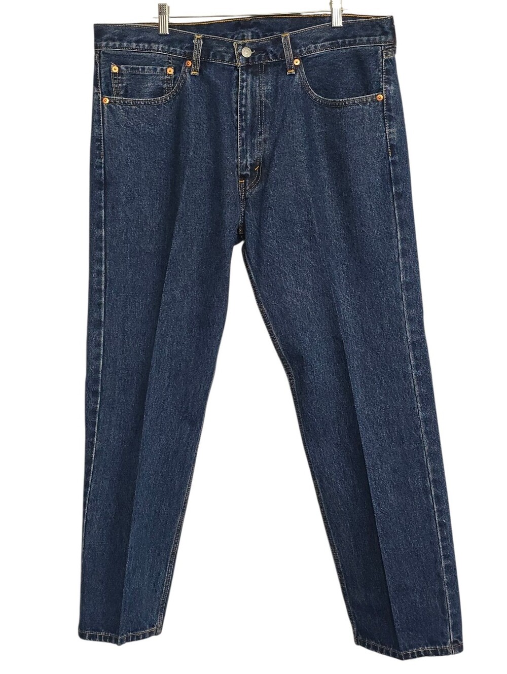 38x30 Levi's 505 Relaxed Fit Jeans Dark Stonewash Wash Straight Leg Classic